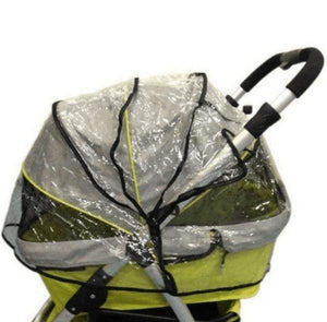 Transparent InnoPet® Large Dog Pram universal rain cover for dog strollers