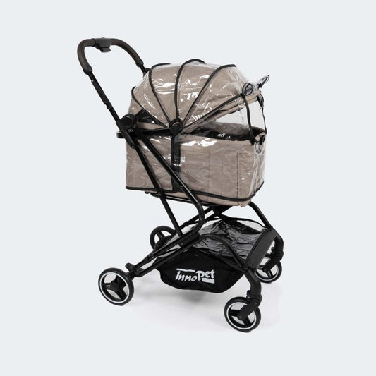 Innopet Pet Stroller Accessories InnoPet Rain Cover for Nomad | Cabin & Basket Cover | Transparent Innopet Rain Cover for Nomad | Cabin & Basket Cover | Transparent