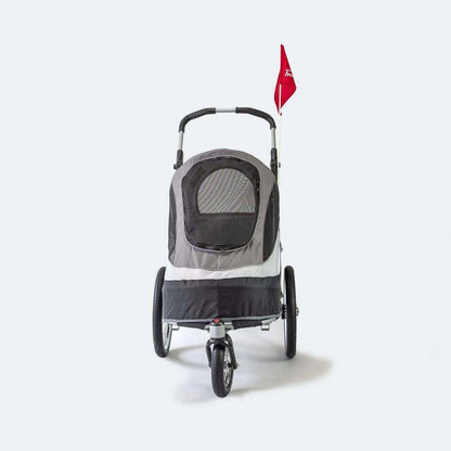 InnoPet Sporty Deluxe dog pram and bike trailer with rain cover and 2-year warranty
