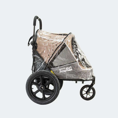 Innopet Sporty Evolution V2.0 dog pram and bike trailer with rain cover and ventilated cabin