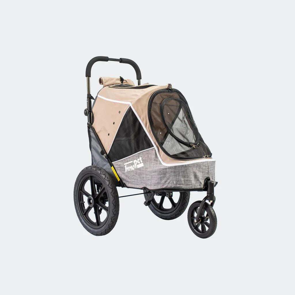 Innopet Sporty Evolution V2.0 dog pram and bike trailer with rain cover and off-road pneumatic tyres