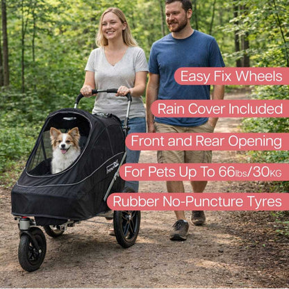 InnoPet Sporty EVR all-terrain pet stroller for active dog and cat owners