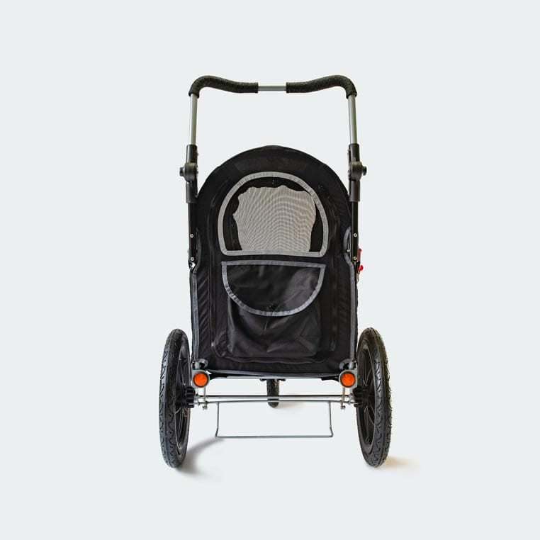 InnoPet Sporty EVR all-terrain pet stroller for active dogs and cats with bike trailer conversion and breathable mesh design