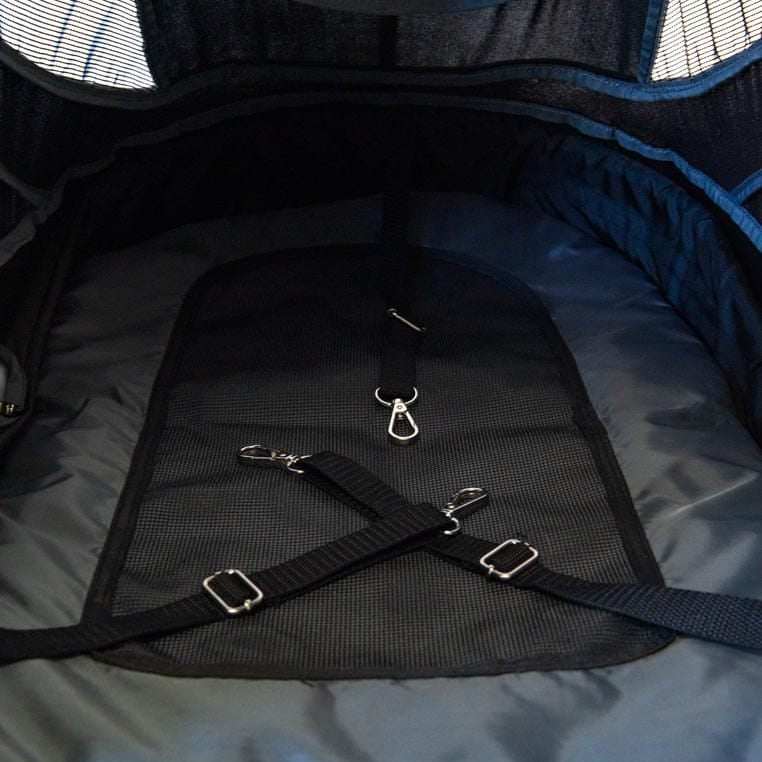 InnoPet Sporty EVR all-terrain pet stroller for small to medium dogs and cats with bike trailer conversion and breathable design