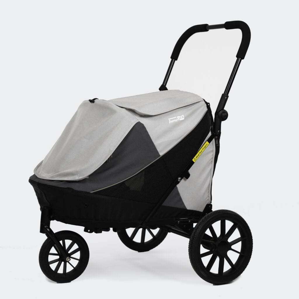 Innopet Noah Pet Stroller in two colors, lightweight and foldable for small to medium pets