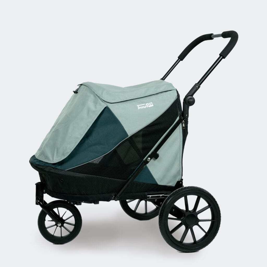 Innopet Noah Pet Stroller in two colors, lightweight and foldable for small to medium pets