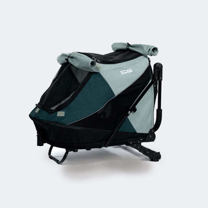 Innopet Noah Pet Stroller in two colors, stylish lightweight design for small to medium pets, convertible stroller and crate with breathable mesh and foldable frame.