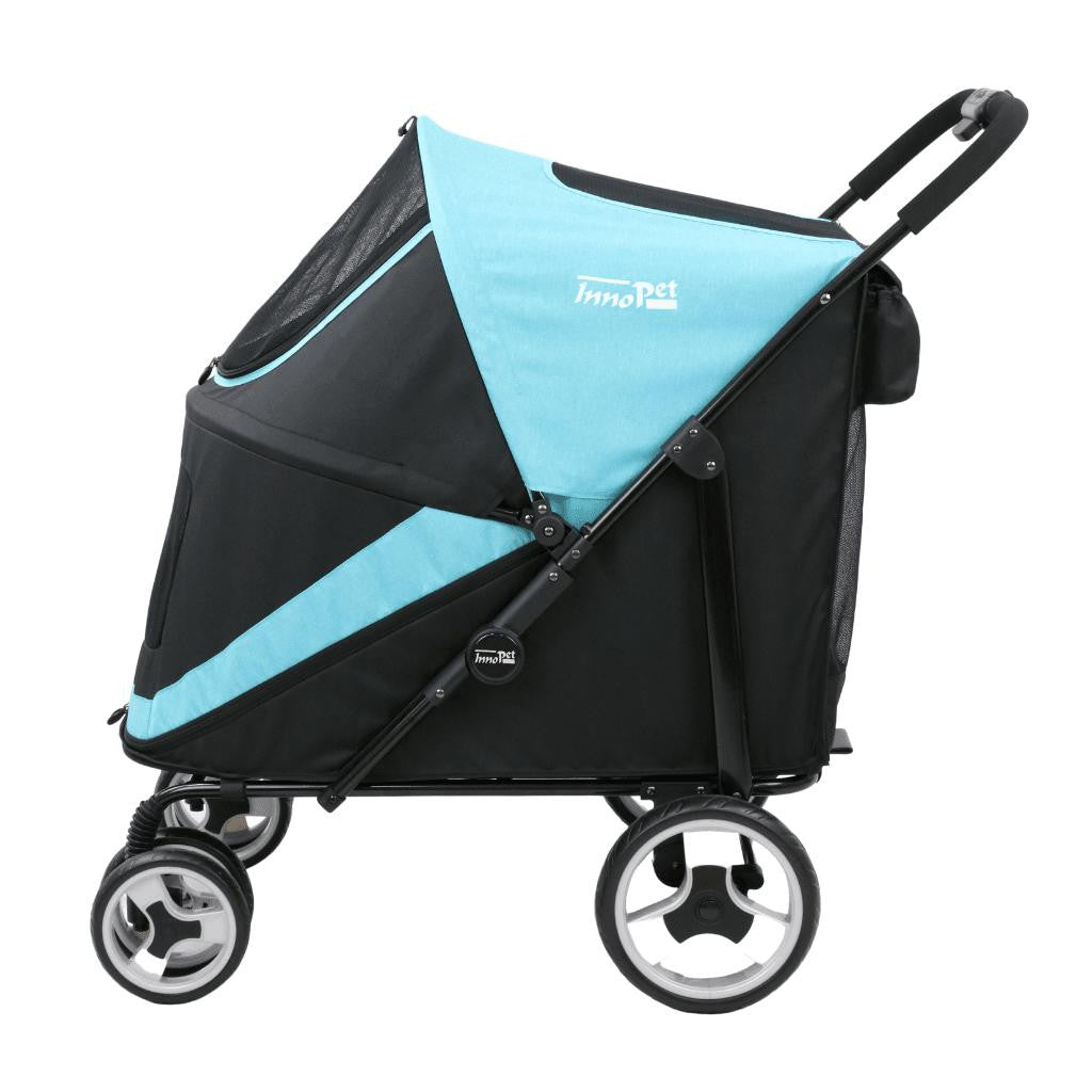 Innopet® Mamut XLarge Dog Pram >50kgs | Blue/Black | Free Rain Cover  IPS-038/OB Pets Own Us