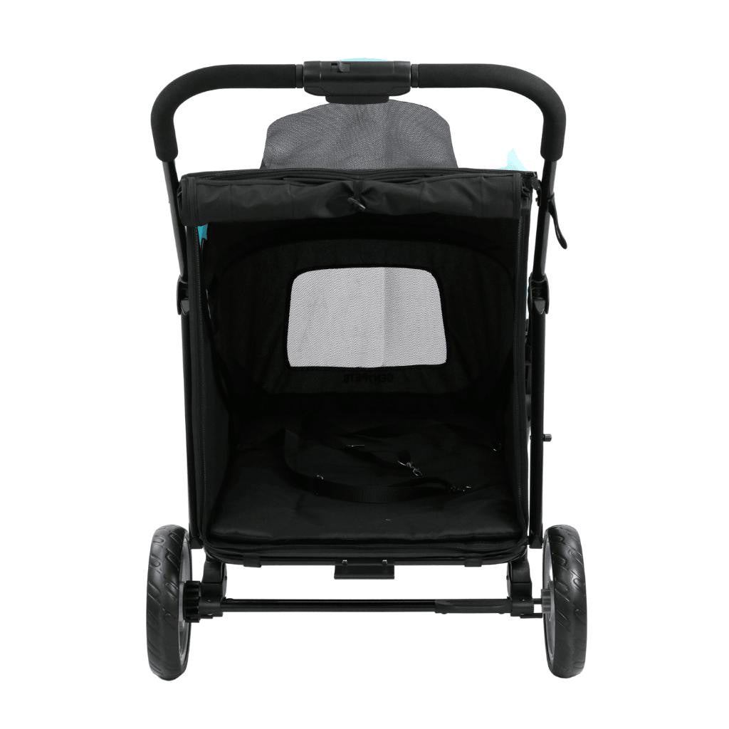 Innopet® Mamut XLarge Dog Pram >50kgs | Blue/Black | Free Rain Cover  IPS-038/OB Pets Own Us