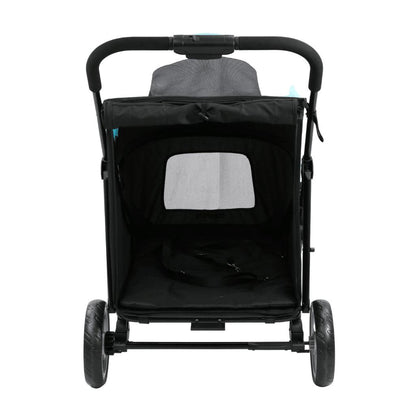 Innopet® Mamut XLarge Dog Pram >50kgs | Blue/Black | Free Rain Cover  IPS-038/OB Pets Own Us