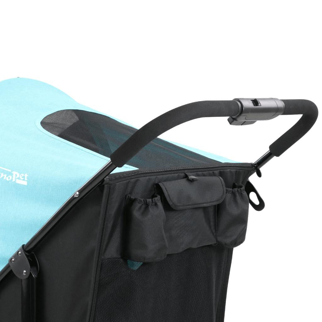 Innopet® Mamut XLarge Dog Pram >50kgs | Blue/Black | Free Rain Cover  IPS-038/OB Pets Own Us