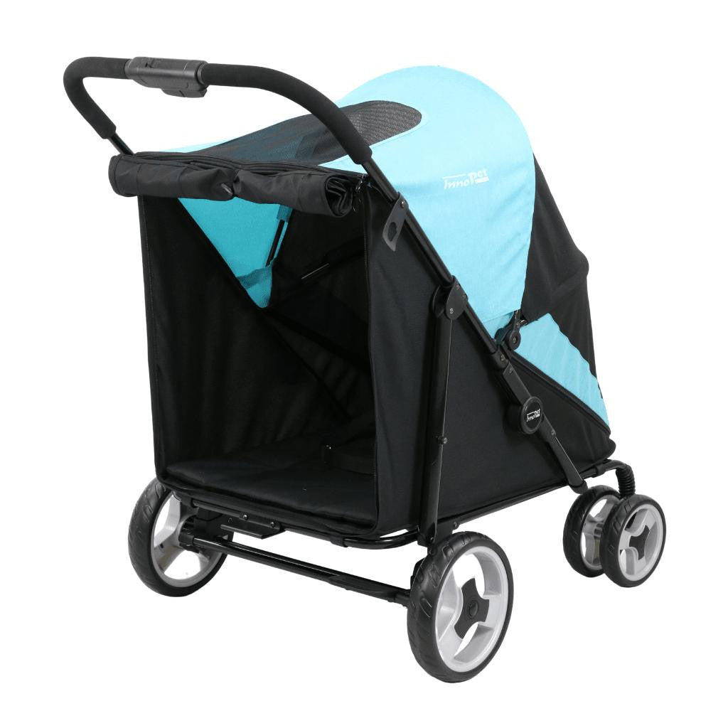 Innopet® Mamut XLarge Dog Pram >50kgs | Blue/Black | Free Rain Cover  IPS-038/OB Pets Own Us