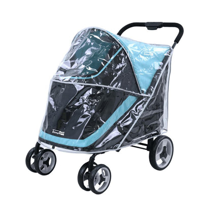 Innopet® Mamut XLarge Dog Pram >50kgs | Blue/Black | Free Rain Cover  IPS-038/OB Pets Own Us