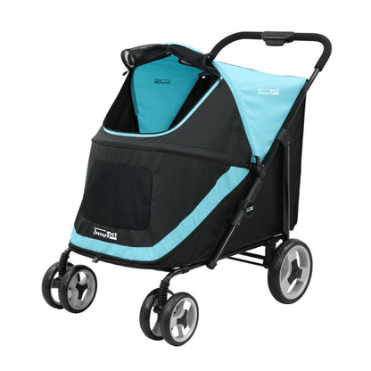 Innopet® Mamut XLarge Dog Pram >50kgs | Blue/Black | Free Rain Cover  IPS-038/OB Pets Own Us