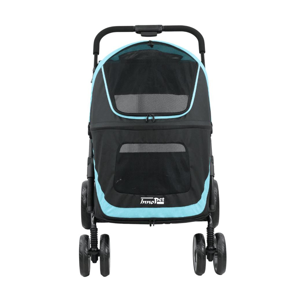 Innopet® Mamut XLarge Dog Pram >50kgs | Blue/Black | Free Rain Cover  IPS-038/OB Pets Own Us