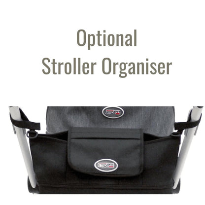 Innopet® Mamut XLarge Dog Pram >50kgs | Blue/Black | Free Rain Cover  IPS-038/OB Pets Own Us