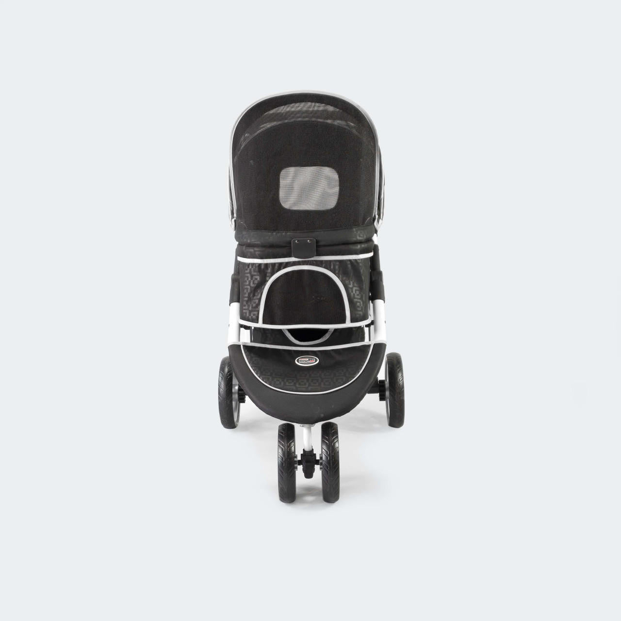Innopet® Monaco Dog & Cat Pram With Rain Cover | Black  IPS-035/B Pets Own Us