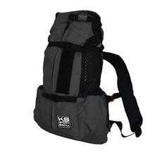 K9 Sports Sack Air 2 dog backpack in grey for small to medium dogs with ventilated mesh and adjustable straps