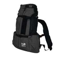 K9 Sports Sack Air 2 dog backpack in grey with mesh panels for small to medium dogs