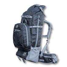 K9 Sport Sack Big Kolossus dog backpack in black with adjustable straps and padded support for large dogs