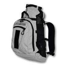K9 Sports Sack Plus 2 black dog backpack carrier with storage pack and padded straps for small to medium dogs