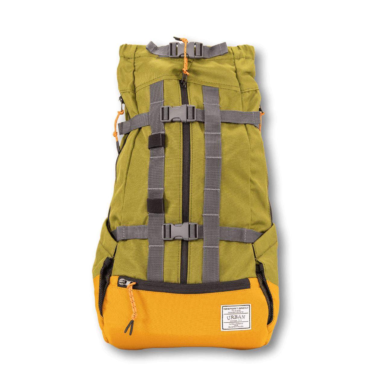 K9 Sports Sack Urban 3 dog backpack in grey with padded laptop sleeve and waist support strap