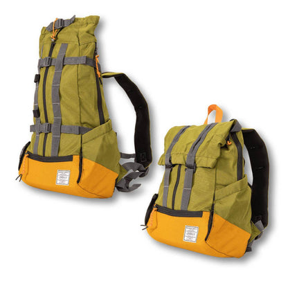 Grey K9 Sports Sack Urban 3 dog backpack for small to medium dogs with padded laptop sleeve and waist support strap