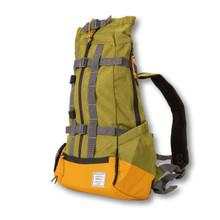 K9 Sports Sack Urban 3 dog backpack in grey with padded laptop sleeve and waist support strap carrying small to medium dogs