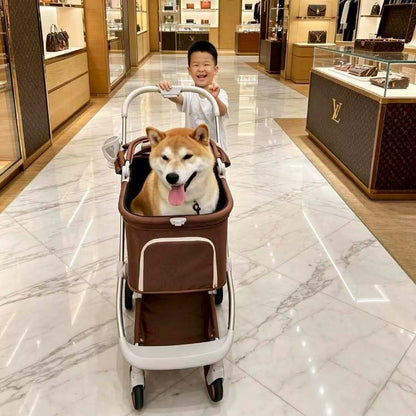 LunaPaw Pet Stroller LunaPaw L1 Pet Stroller | Lightweight Dog & Cat Pram up to 22kg | 3 Colours LunaPaw L1 Pet Stroller | Lightweight Dog & Cat Pram up to 22kg | 3 Colours