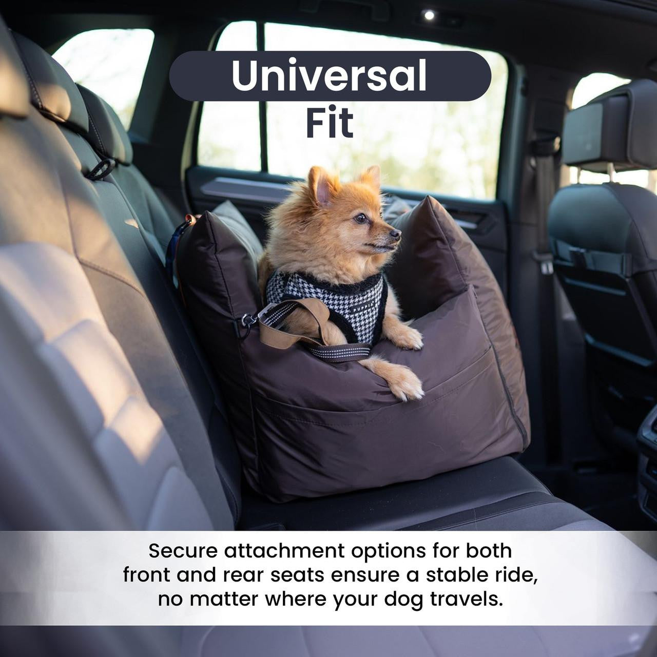  Luther Bennett Travel Dog Pod 2.0 | Dog Car Seat | With ISOFIX | Midnight  LB2-MID Pets Own Us