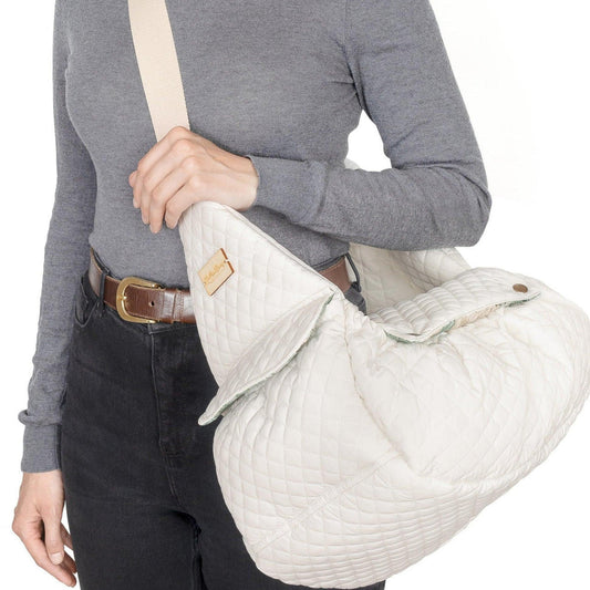 Muffin & Berry Sling Dog Carrier and Pet Travel Bag - Bianca   Pets Own Us