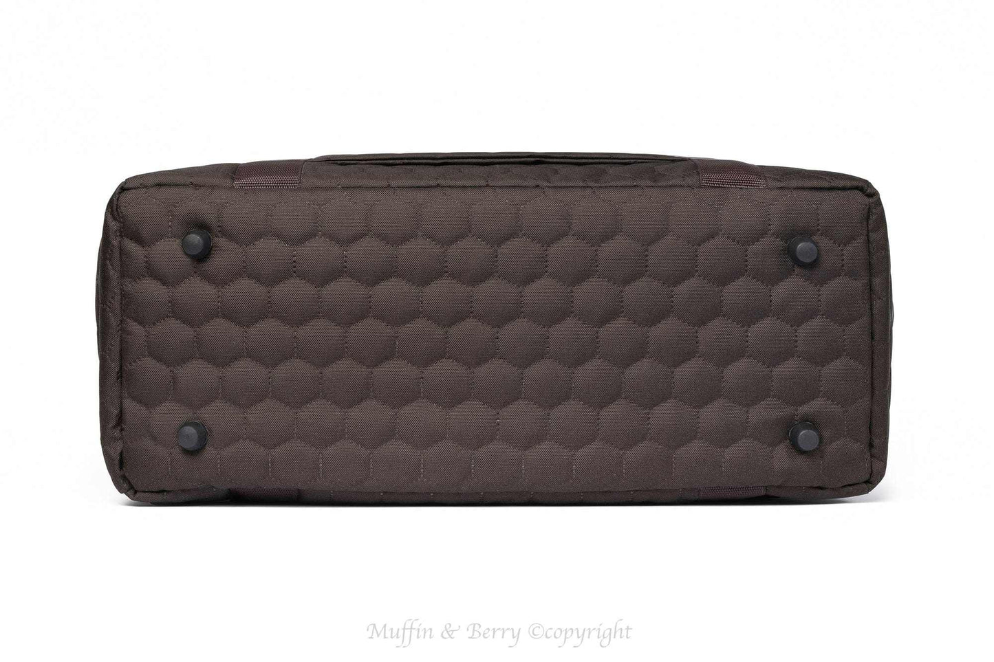 Black Muffin & Berry travel carrier for pets with breathable mesh panels and secure zip closure