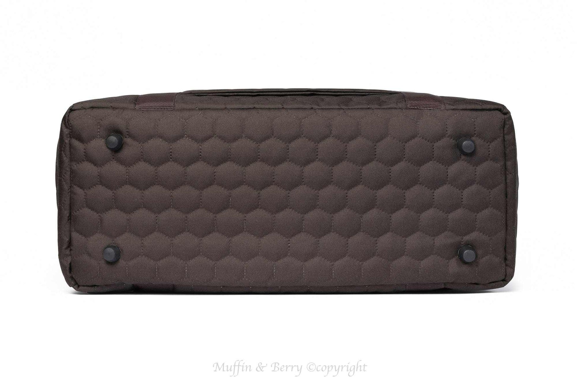 Black Muffin & Berry travel carrier for pets with breathable mesh panels and secure zip closure