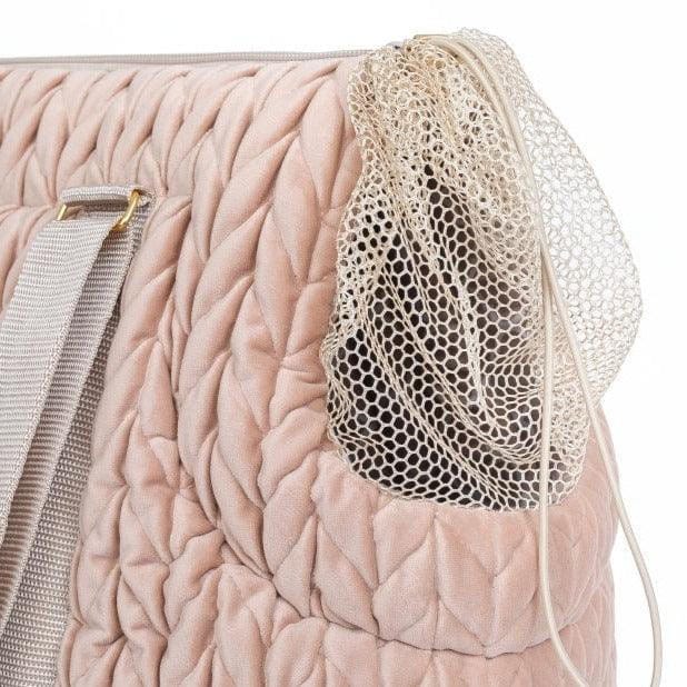 Muffin & Berry Muffin & Berry Velour Soft Luxury Dog Carrier - Antoinette Velour Pet Carrier Antoinette – Extra Long | Elegant & Practical – Pets Own Us