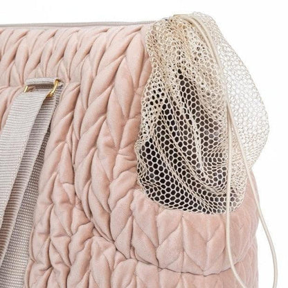 Muffin & Berry Muffin & Berry Velour Soft Luxury Dog Carrier - Antoinette Velour Pet Carrier Antoinette – Extra Long | Elegant & Practical – Pets Own Us