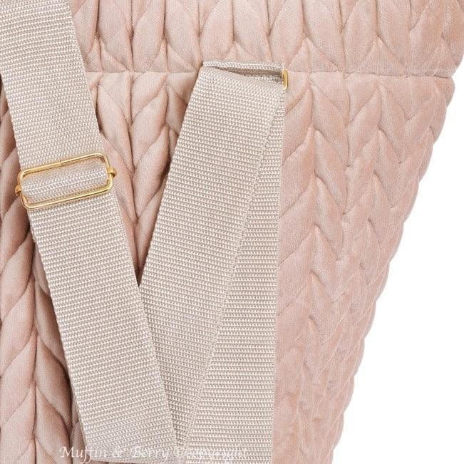 Muffin & Berry Muffin & Berry Velour Soft Luxury Dog Carrier - Antoinette Velour Pet Carrier Antoinette – Extra Long | Elegant & Practical – Pets Own Us