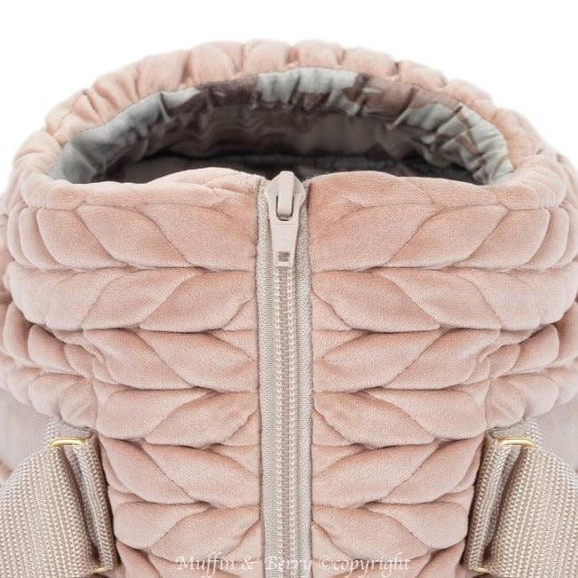 Muffin & Berry Muffin & Berry Velour Soft Luxury Dog Carrier - Antoinette Velour Pet Carrier Antoinette – Extra Long | Elegant & Practical – Pets Own Us