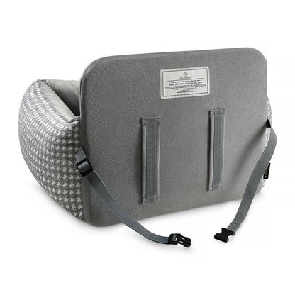 Oh Charlie Finessa Dog Car Seat by Oh Charlie - Pink & Grey   Pets Own Us