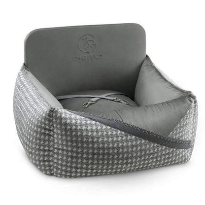Oh Charlie Glamour Car Seat LUXURY by Oh Charlie - Grey   Pets Own Us