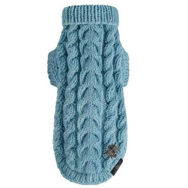 Oh Charlie Knitted Sweater LUXURY Bebe’s by Oh Charlie - Blue   Pets Own Us