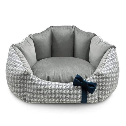 Oh Charlie Luxury Glamour Pet Bed by Oh Charlie - Grey   Pets Own Us