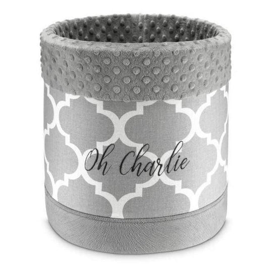 Oh Charlie Marocco Toy Box 30 cm by Oh Charlie - Grey   Pets Own Us