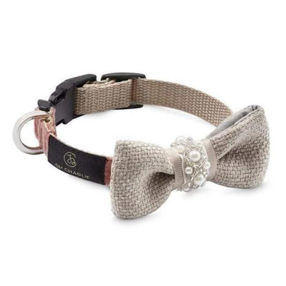 Oh Charlie Pearls Bowtie by Oh Charlie  - 2 Colours   Pets Own Us