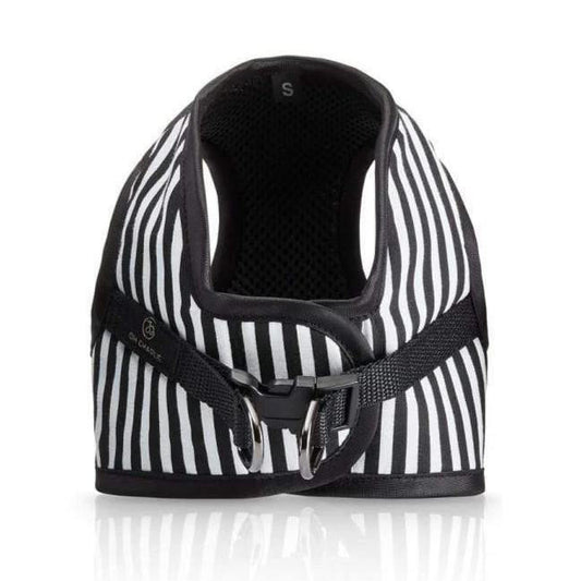 Oh Charlie Royce Harnesses by Oh Charlie - Black & White Stripes   Pets Own Us
