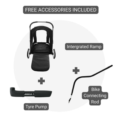  Petique Apollo Elite Large Dog Stroller | > 60kg | Bike Trailer  PET-AP Pets Own Us