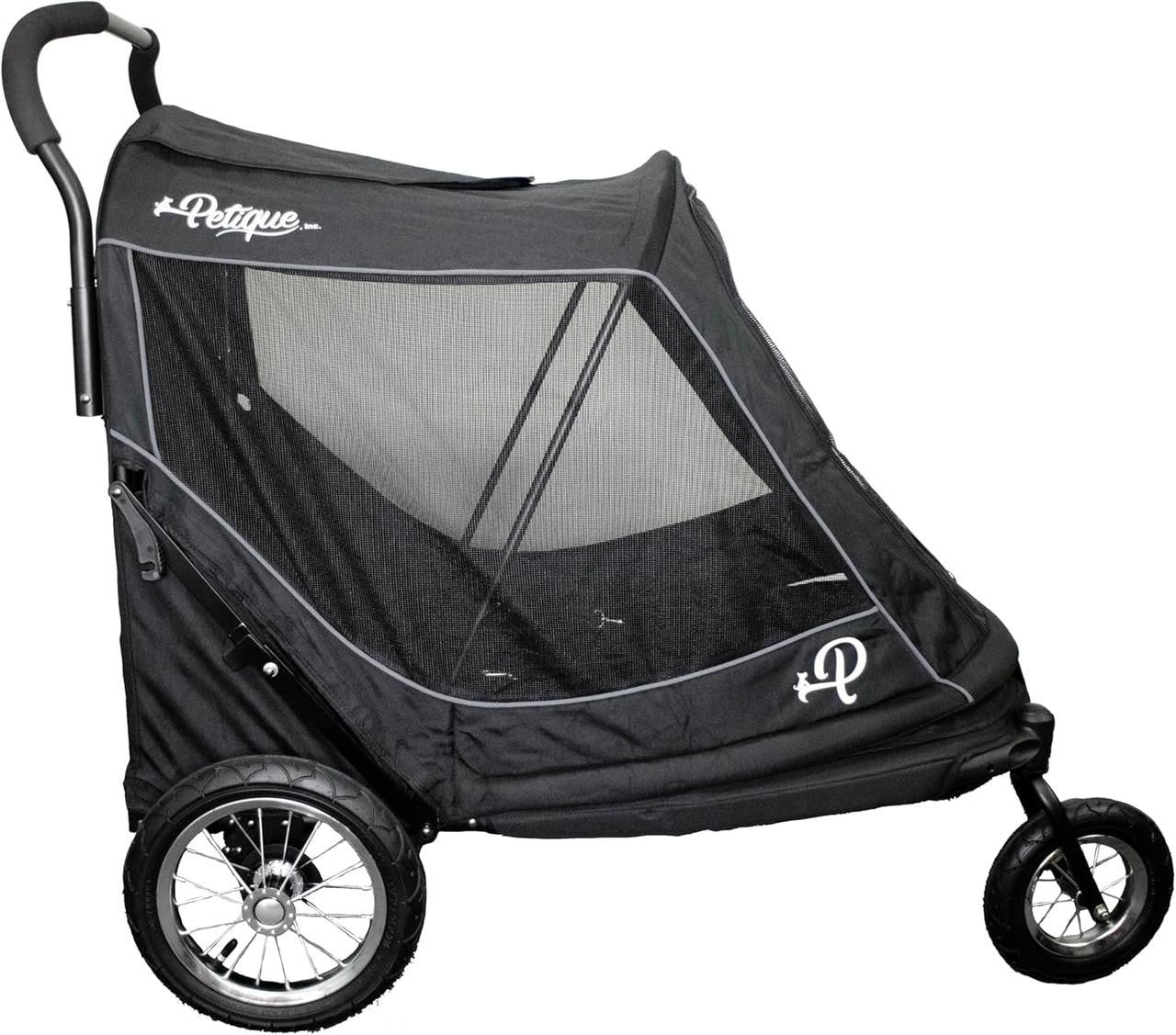  Petique Apollo Elite Pet & Dog Stroller | Bike Trailer | Free Rain Cover & Pump  PET-AP Pets Own Us