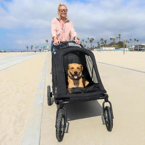  Petique Apollo Elite Pet & Dog Stroller | Bike Trailer | Free Rain Cover & Pump  PET-AP Pets Own Us