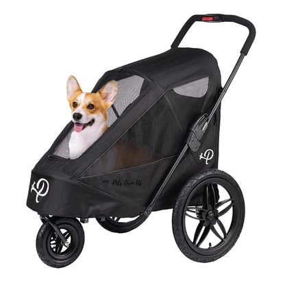  Petique Breeze Pet Jogger | Dog Stroller | Bike Trailer | Free Rain Cover & Pump  22716 Pets Own Us