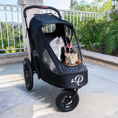  Petique Breeze Pet Jogger | Dog Stroller | Bike Trailer | Free Rain Cover & Pump  22716 Pets Own Us