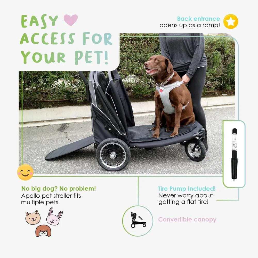 Petique Petique Apollo Elite Large Dog Stroller | > 60kg | Bike Trailer Petique Apollo Elite Large Dog Stroller | > 60kg | Bike Trailer | Pets